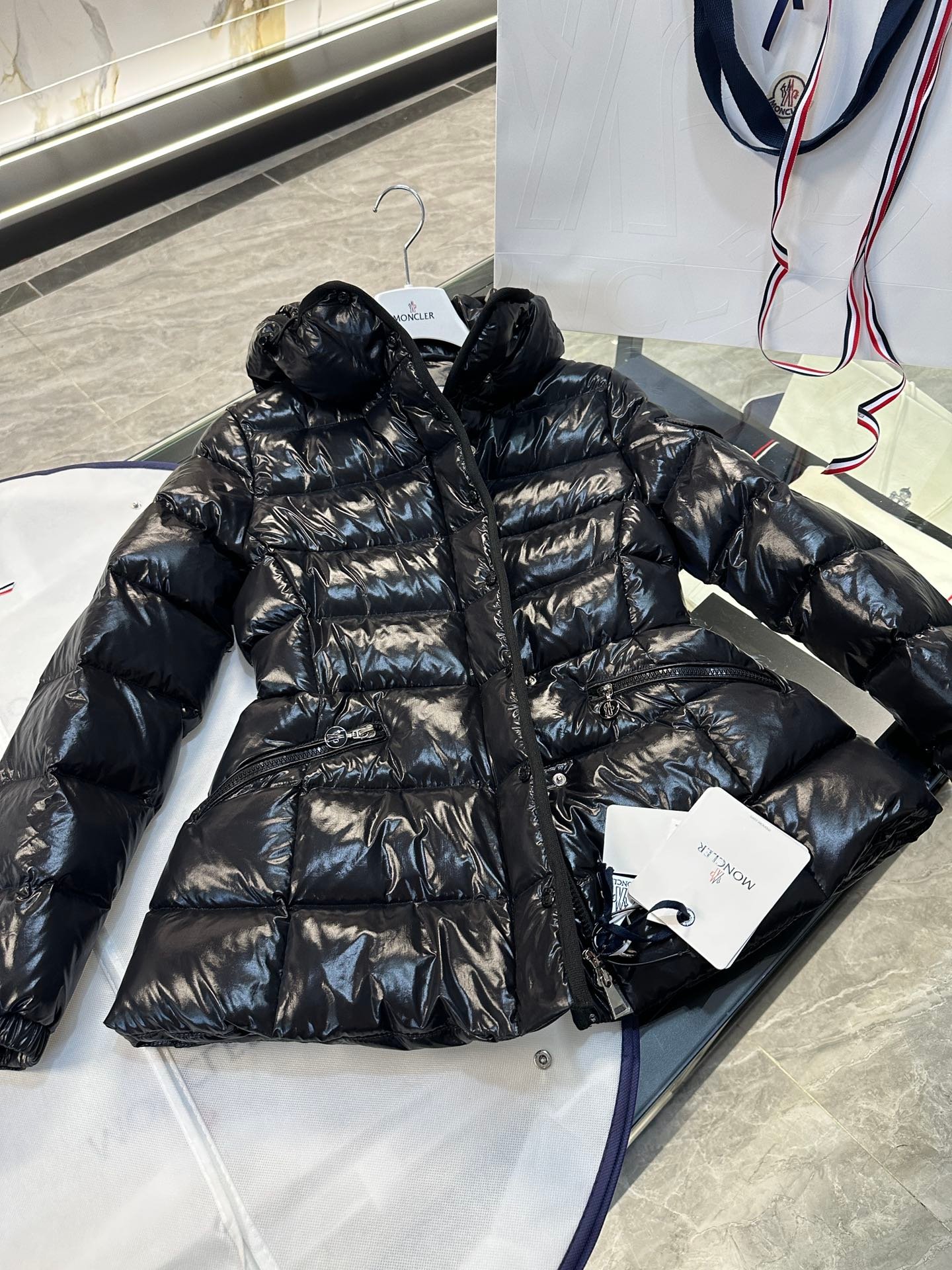 MCL Barbel Short Down Jacket Black - Jacket - Image 3