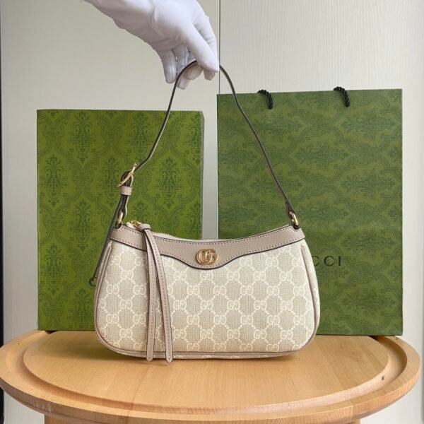 GG Ophidia GG Mini Bag Beige/Ebony GG Supreme Canvas - Bag