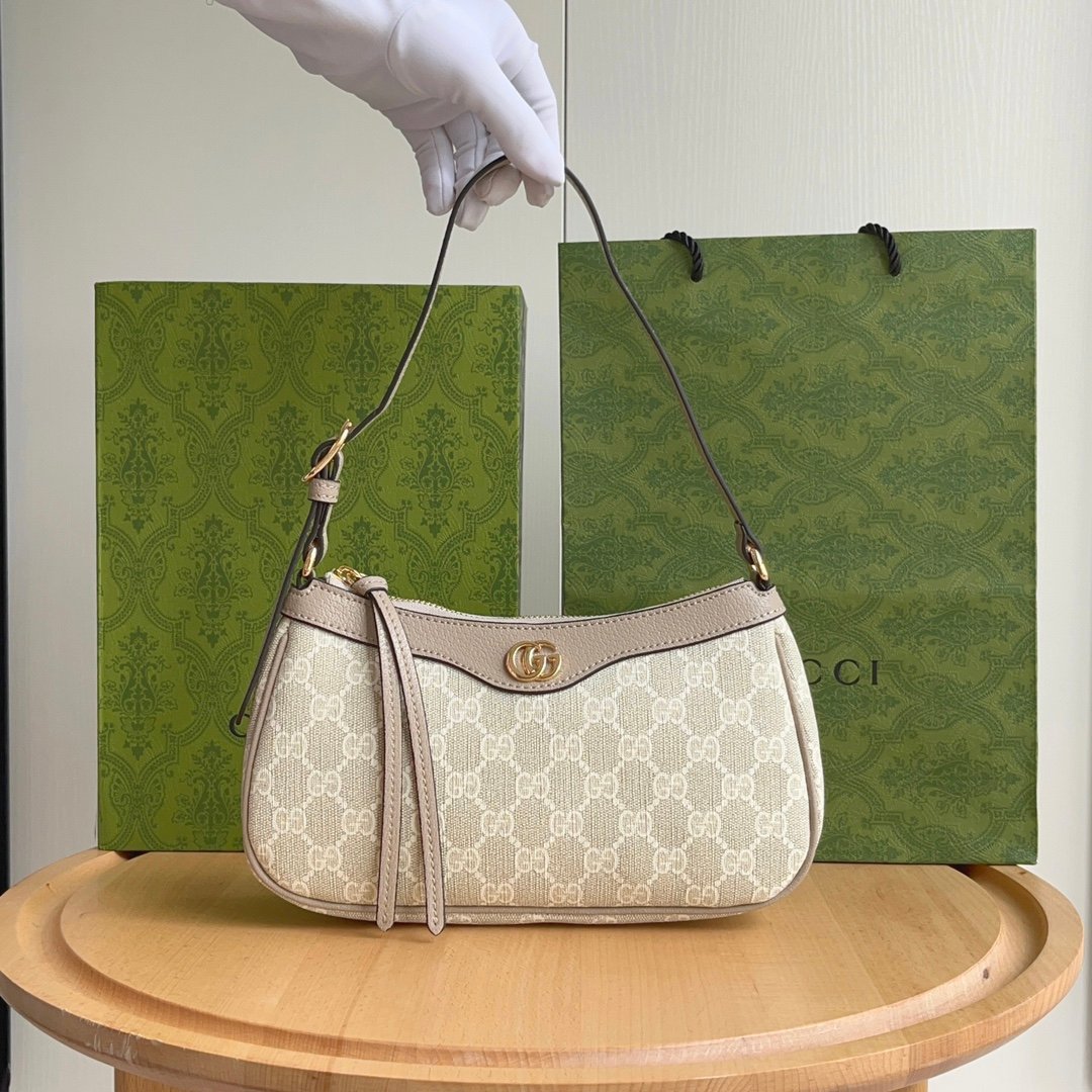 GG Ophidia GG Mini Bag Beige/Ebony GG Supreme Canvas - Bag