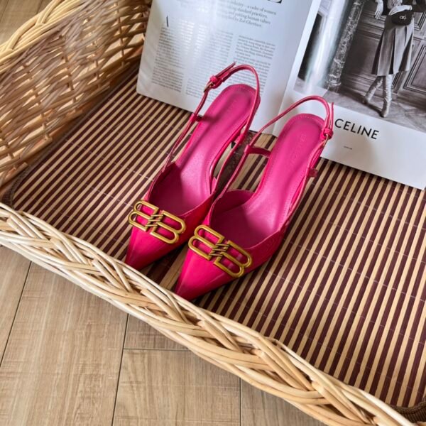 BAL Knife BB Slingback Pumps Pink - Heels