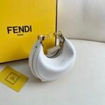 FD FDgraphy Small White Leather – Tasche – Weiss