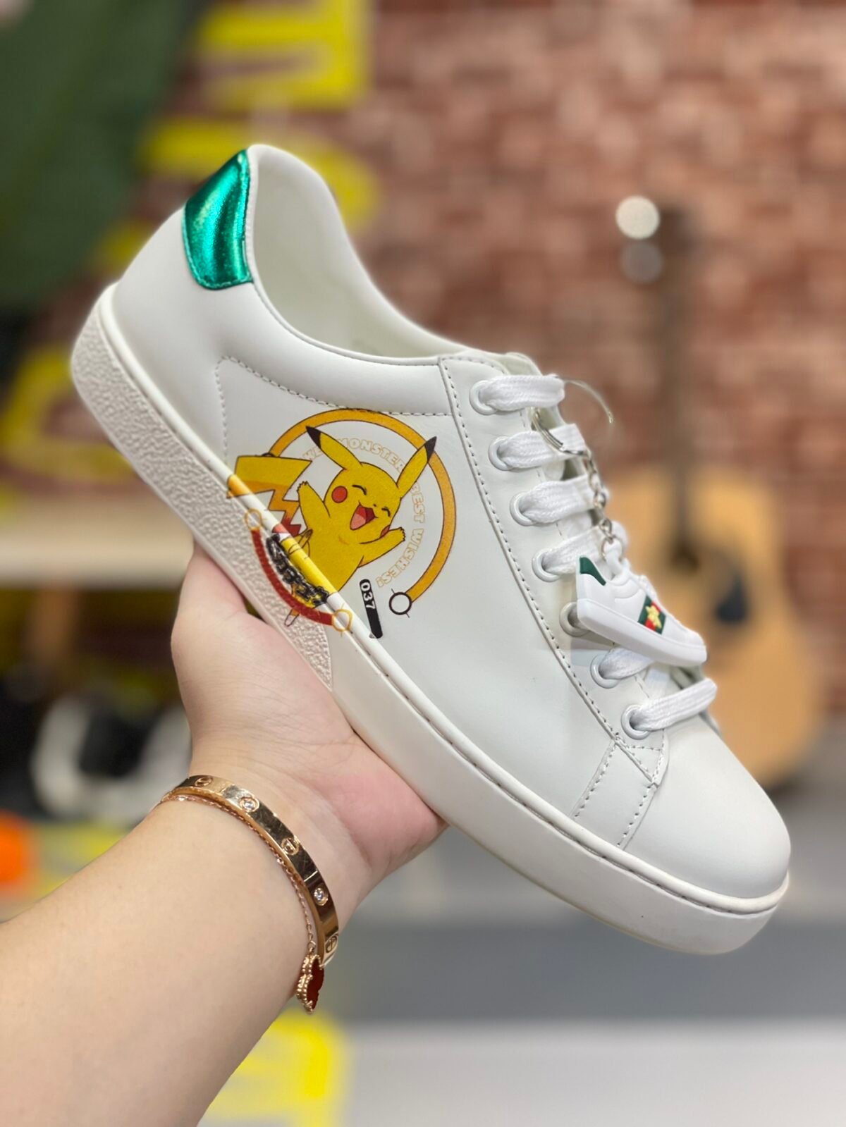 GG Ace Embroidered Cat – Sneaker — 4