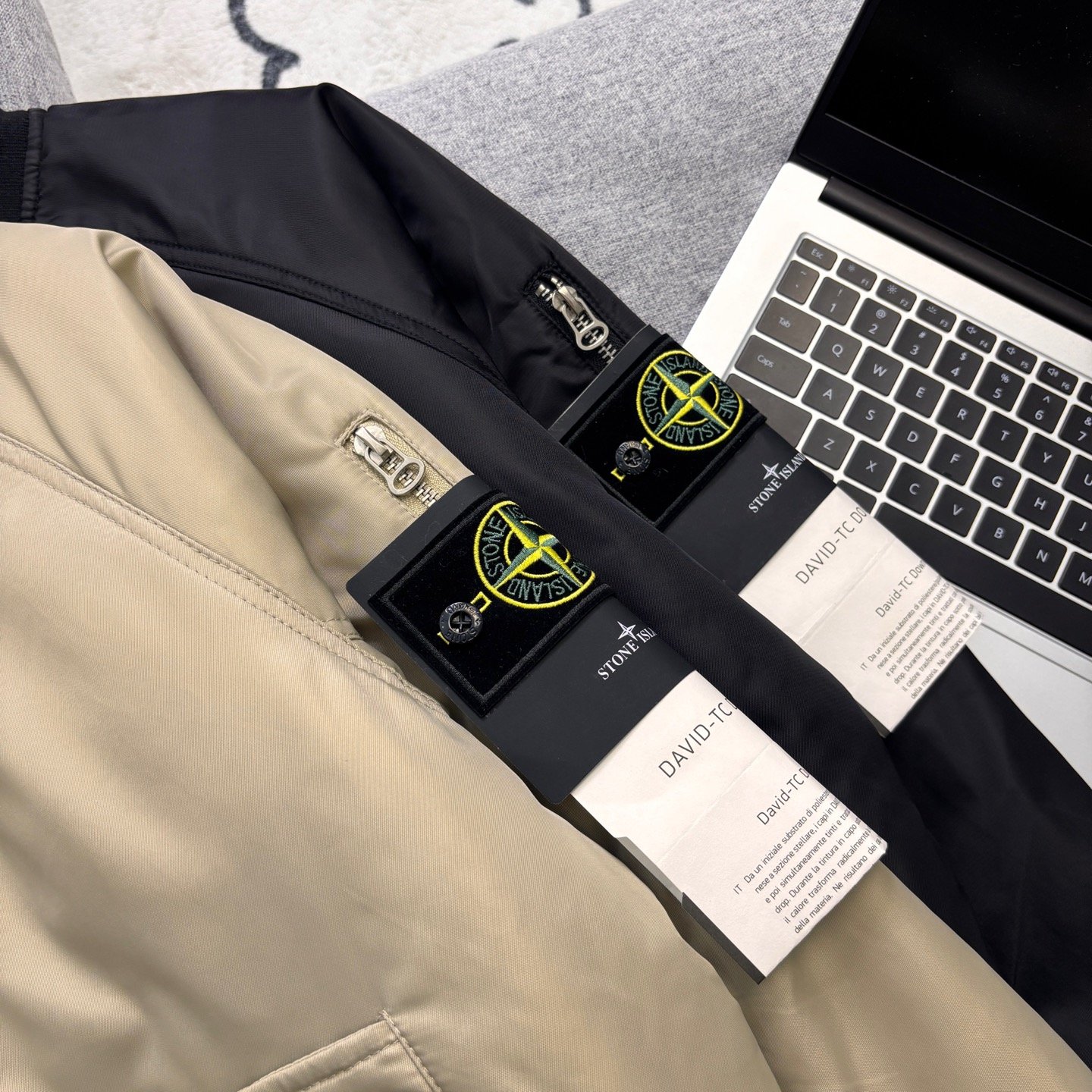 SI Bomber Jacket Beige/Black - Jacket - Image 8