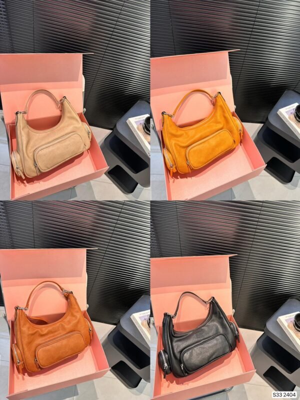 MIU Wander Matelassé Hobo – Borsa