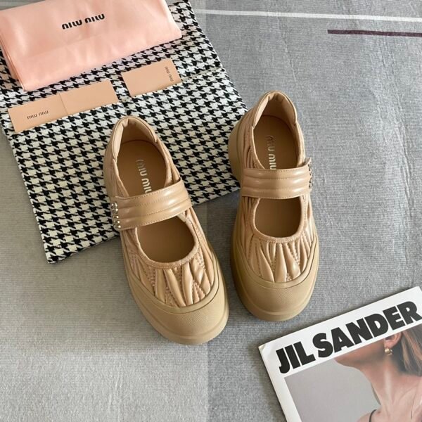 MIU Quilted Mary Jane - Shoes