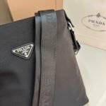 PR Nylon Messenger Black Nylon – Bag