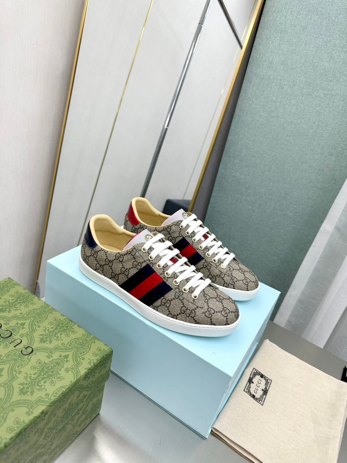 GG Ace – Sneaker – Bianco — 3