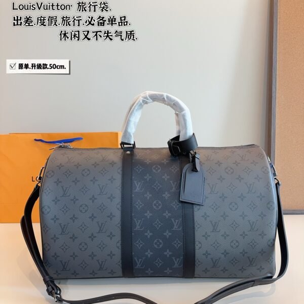 LV Keepall Bandoulière 50 Monogram Eclipse - Bag
