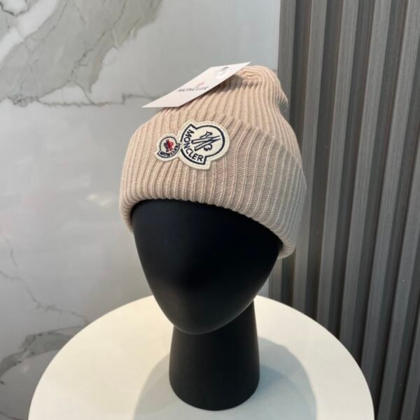 MCL Logo Patch Beanie Beige - Hat