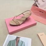 MIU Thin Strap High Heel Sandals – Scarpe con tacco