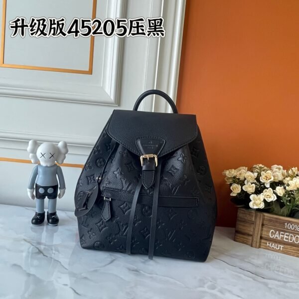 LV Montsouris Black Monogram Empreinte - Backpack