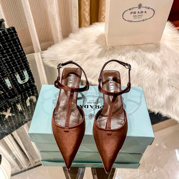 PR Pointed Toe Slingback Pumps - Heels