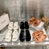 CEL Teddy Slippers White, Black, Brown - Slides