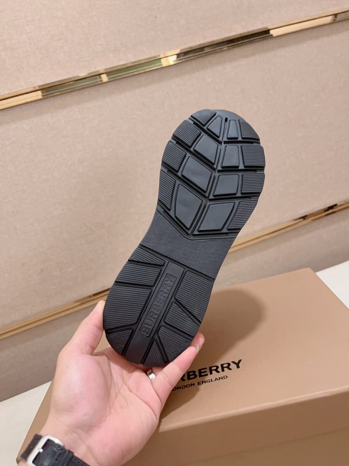BBR Arthur Check – Sneaker – Hellbraun — 9