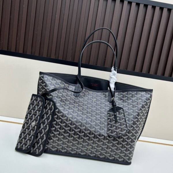 GYD Saint Louis PM Black GYDine Canvas - Bag
