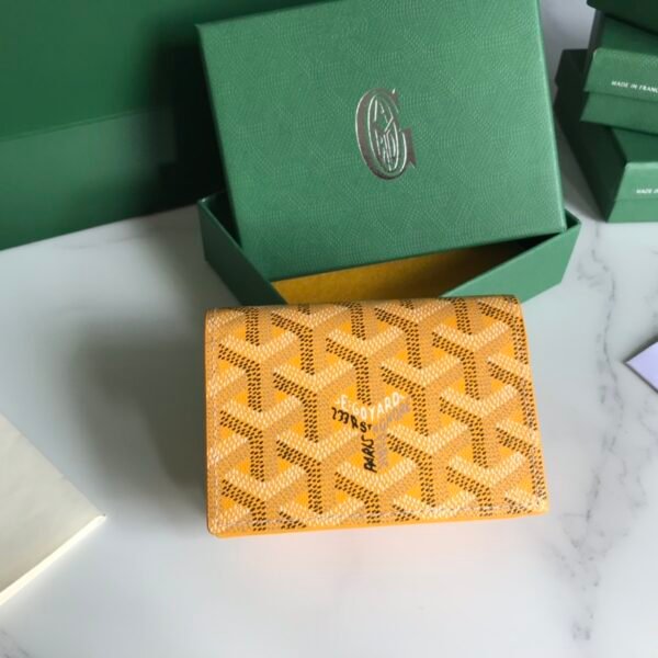 GYD Saint Sulpice Card Holder Yellow GYDine Canvas - Wallet
