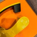 HM Oran Sandals Yellow Leather – Sandals