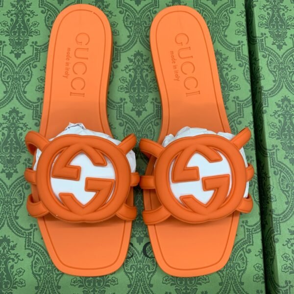 GG Rubber GG Slide Sandals - Slides