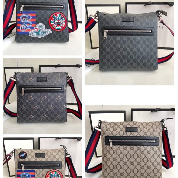 GG GG Supreme Messenger Large GG Supreme Canvas - Bag