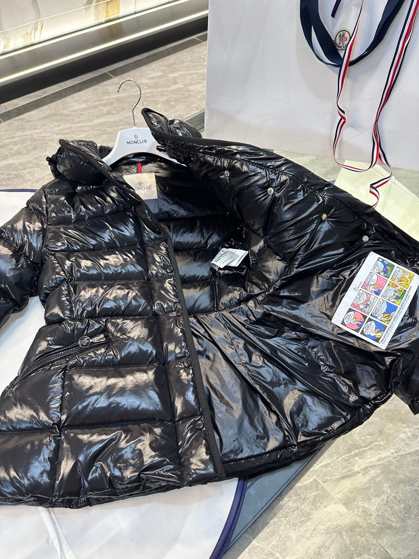 MCL Barbel Short Down Jacket Black - Jacket - Image 7