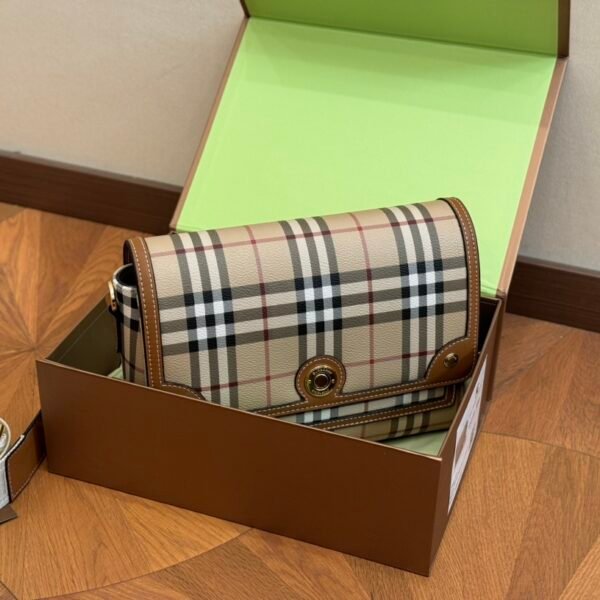 BBR Vintage Check and Leather Note - Bag