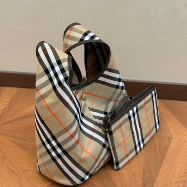 BBR Vintage Check Two-Piece Beige Check - Bag