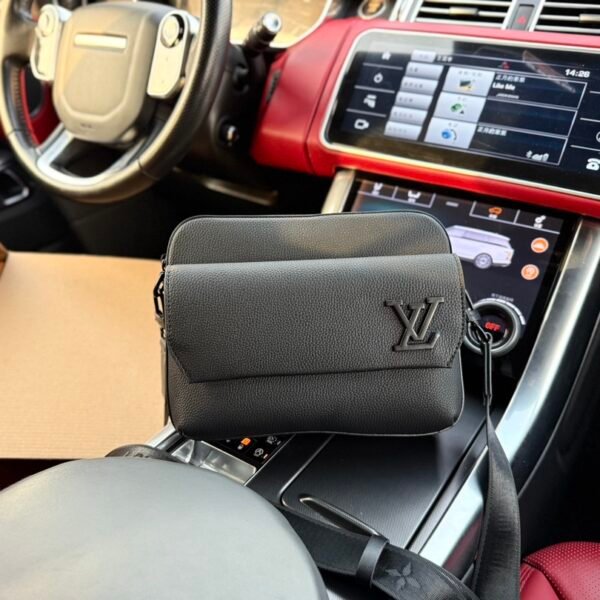 LV Outdoor Messenger Black Leather - Bag