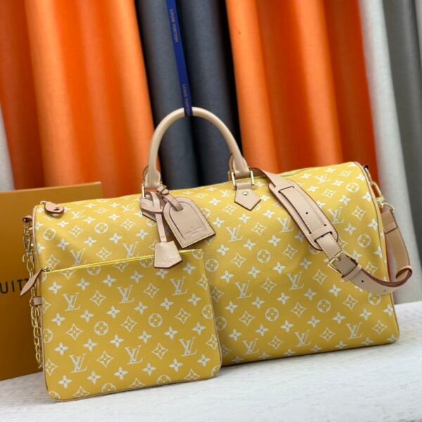 LV Keepall Bandoulière 50 Yellow Monogram - Bag