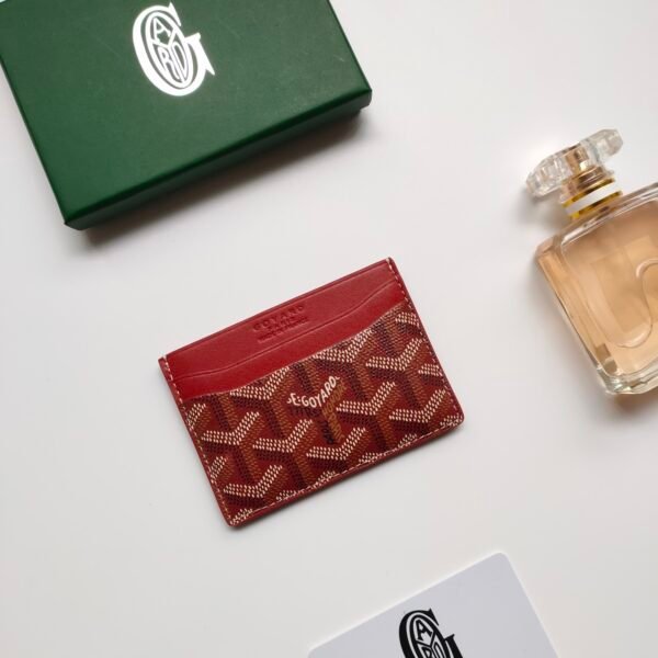GYD Saint-Sulpice Card Holder Red GYDine Canvas - Wallet