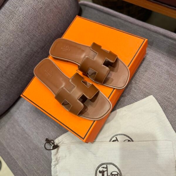 HM Oran Sandals Gold Leather - Sandals