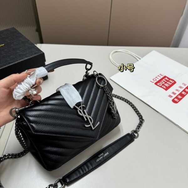 YSL Loulou Small Black Leather - Bag