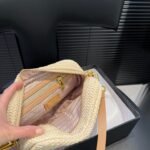 PR Raffia Camera Bag Beige Raffia – Bag