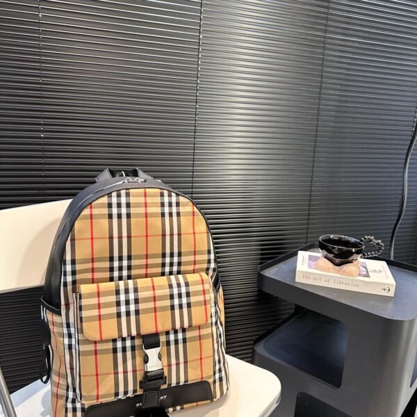 BBR Vintage Check Backpack Beige Check - Backpack