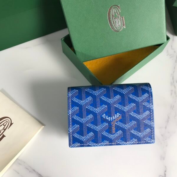 GYD Saint Sulpice Card Holder Blue GYDine Canvas - Wallet