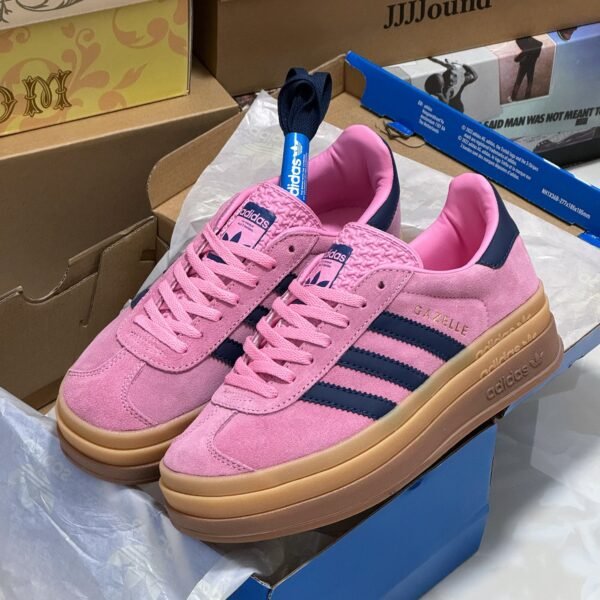 AD Gazelle Bold Pink Suede - Sneakers