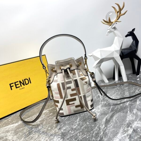 FD Mon Tresor Mini Multicolor Fabric - Bag