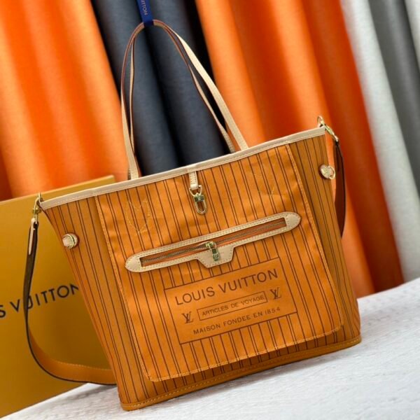 LV OnTheGo GM Orange Striped Canvas - Bag