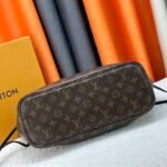 LV Neverfull MM Monogram – Borsa – Cuoio