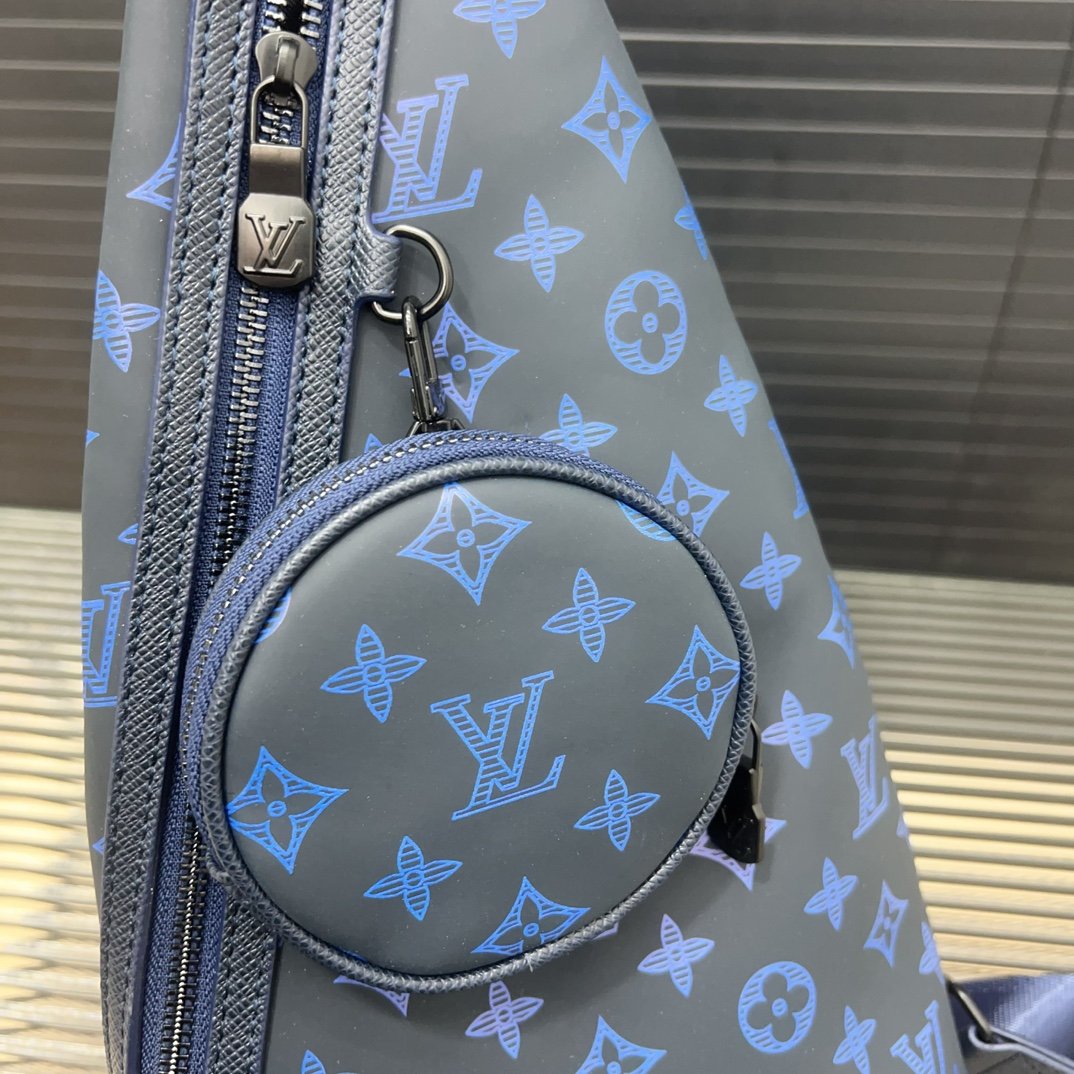 LV Outdoor Messenger Monogram Eclipse Blue - Bag - Image 5