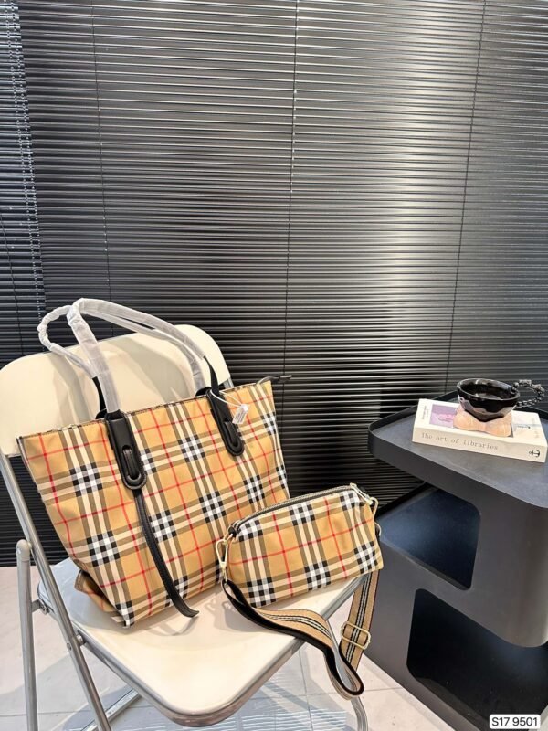 BBR Vintage Check Two-Piece Beige Check – Sac