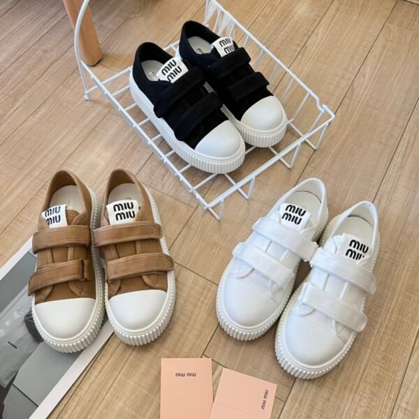 MIU Velcro Strap Sneakers Various Colors - Sneakers