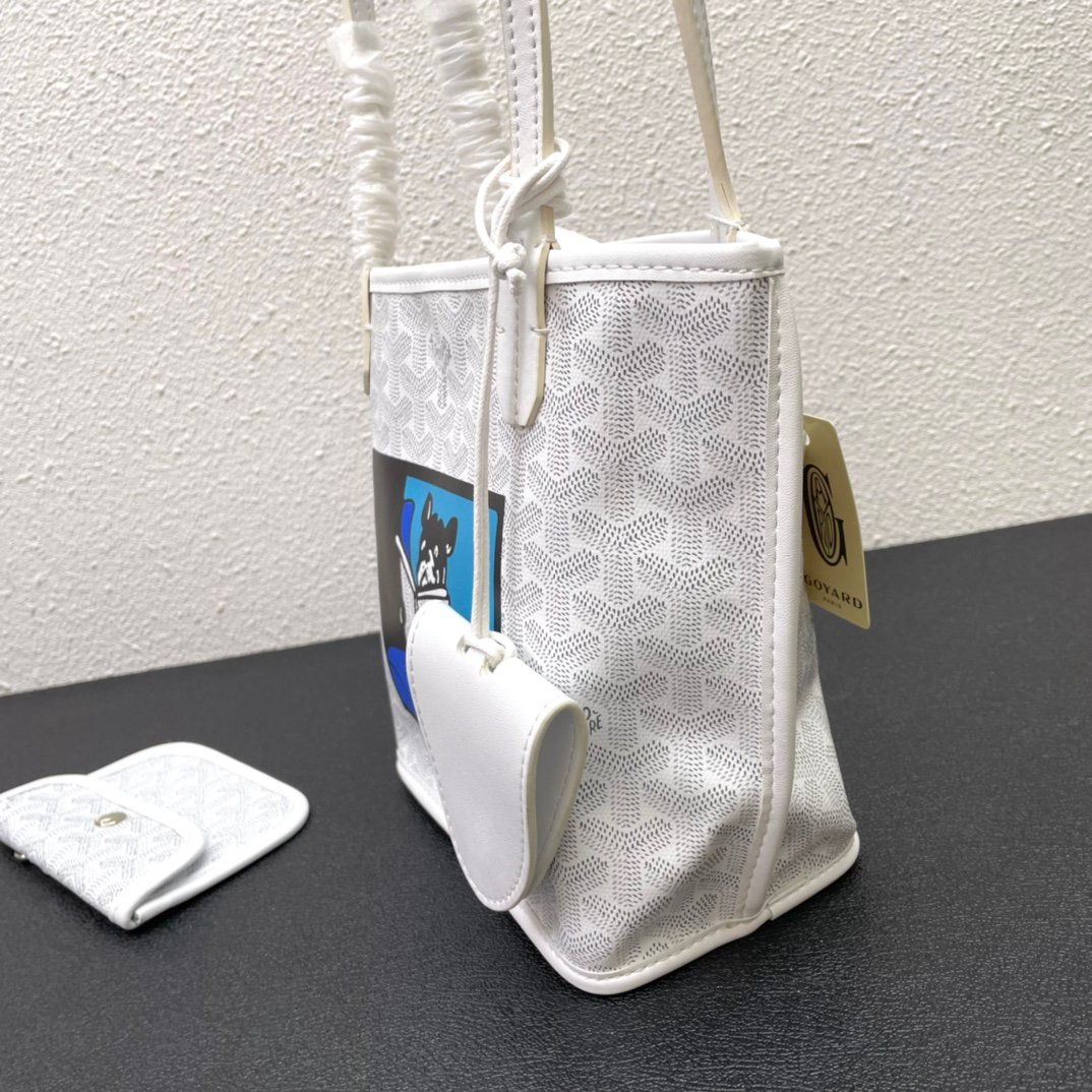 GYD Anjou 20cm White Monogram - Bag - Image 5
