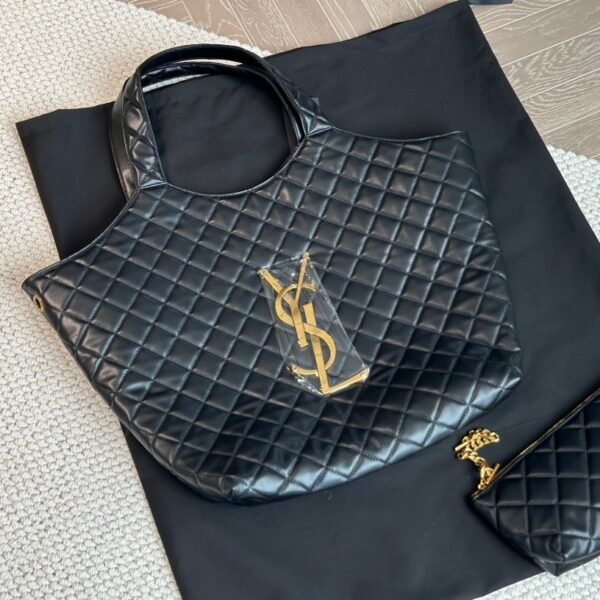 YSL Icare Maxi Shopping Bag Quilted Leather - Bag