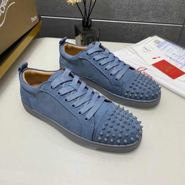 CD Louis Junior Spikes Blue Suede - Sneakers