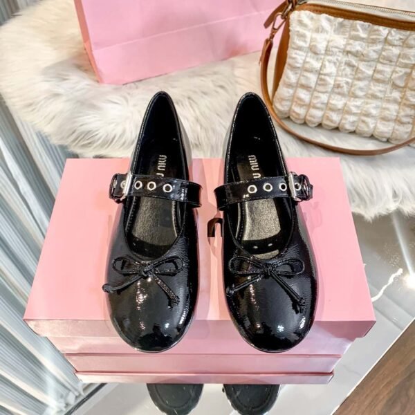 MIU Mary Jane Ballerina - Shoes