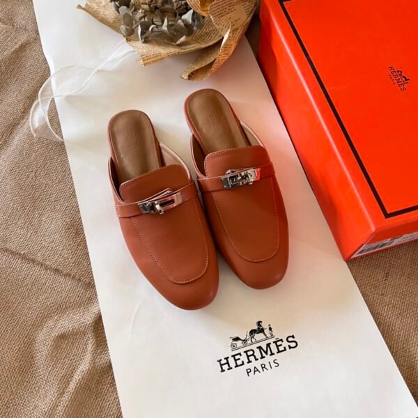 HM Oran Mule Tan Leather - Shoes