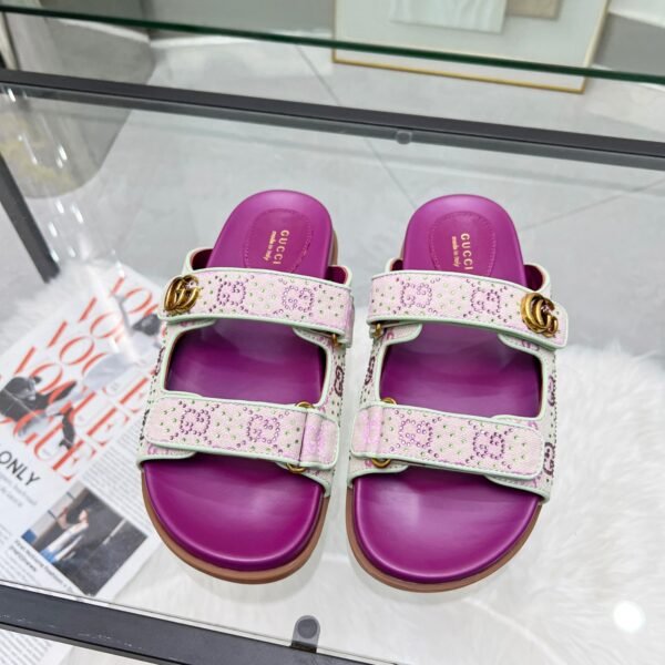 GG GG Platform Slide Sandals - Slides