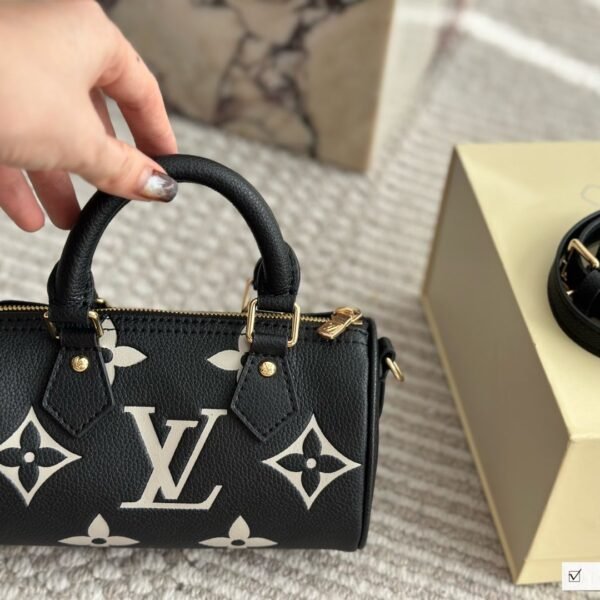 LV Nano Speedy Monogram Empreinte Black - Bag