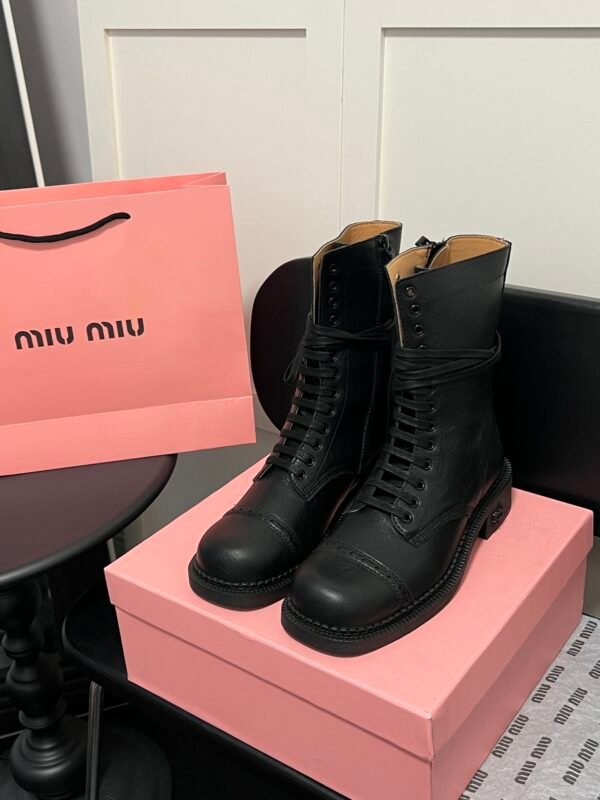 MIU Laced Combat Boots – Stiefel