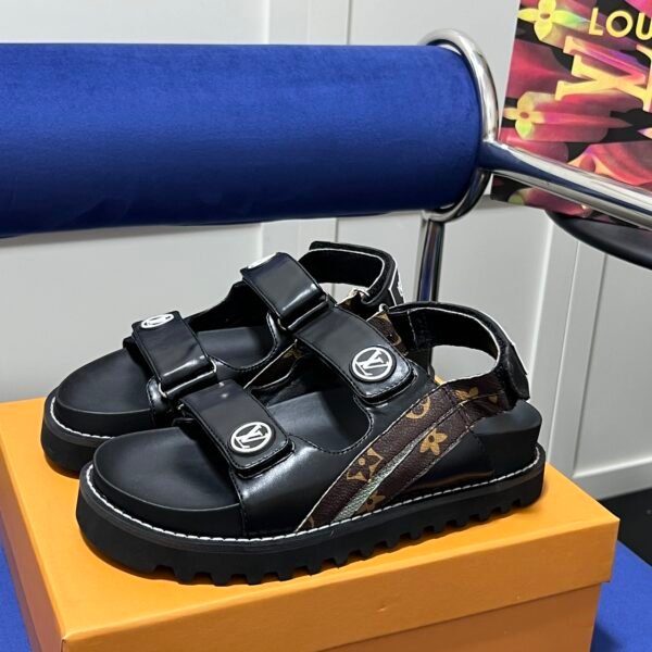 LV Paseo Flat Comfort Sandal Monogram/Black - Sandals